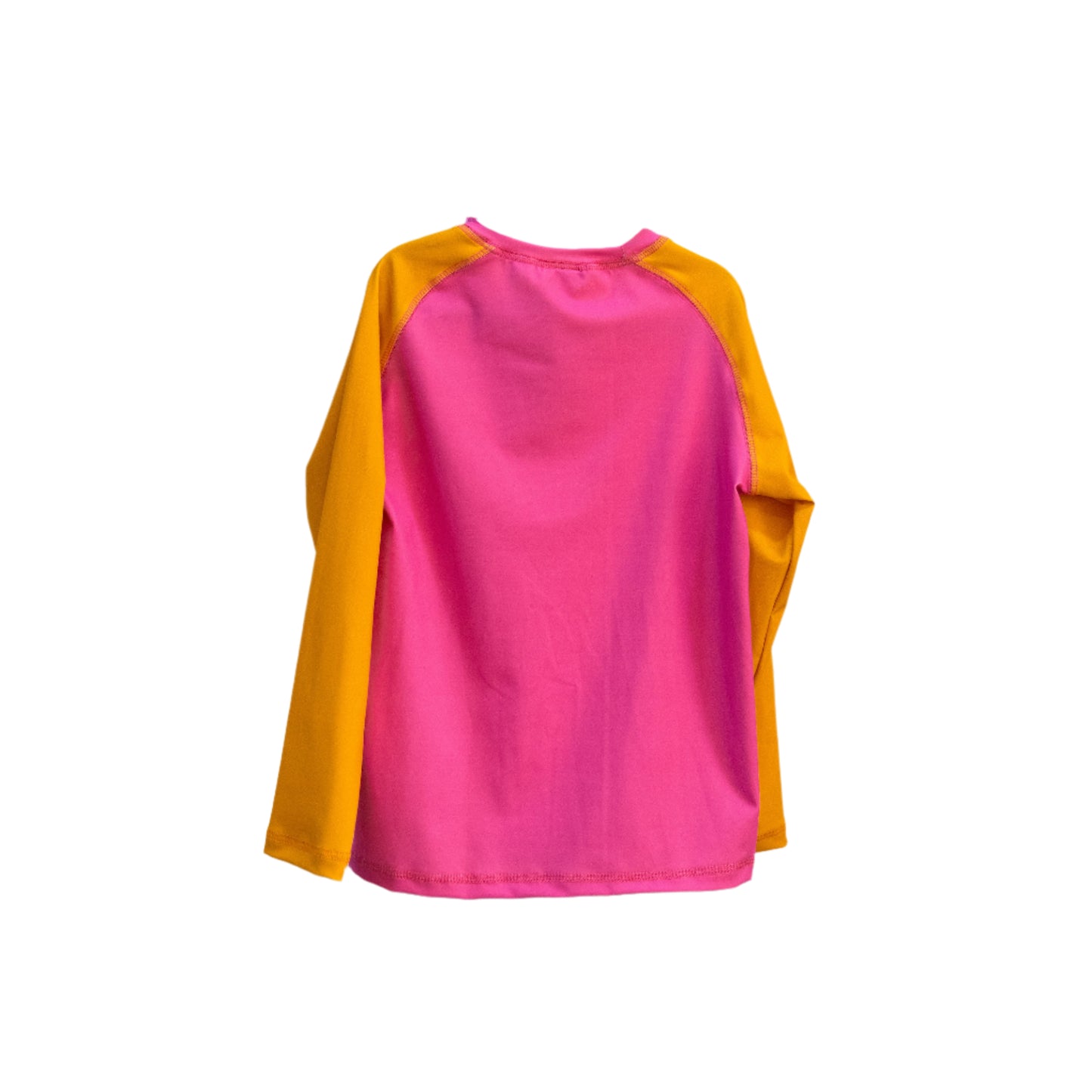 JERSEY DE PLAYA FUCSIA MANGAS AMARILLA
