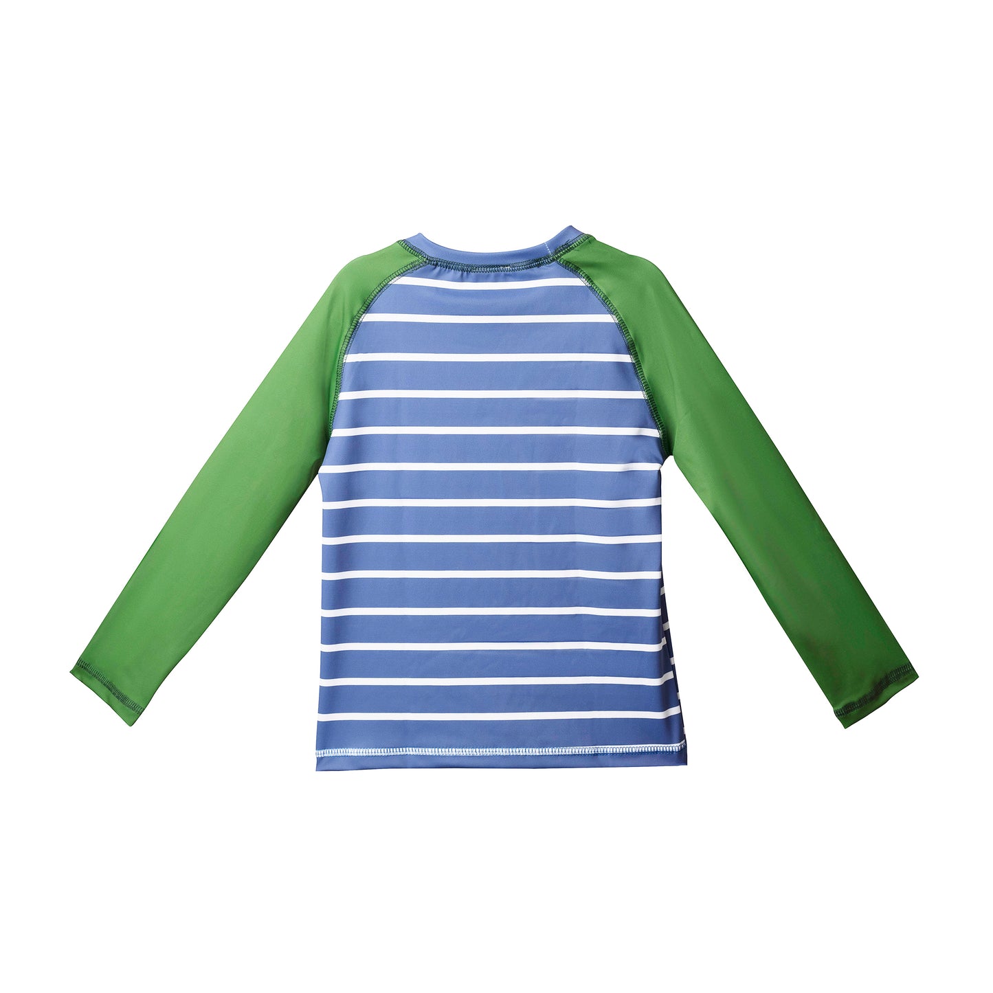 JERSEY DE PLAYA RAYAS AZUL Y VERDE