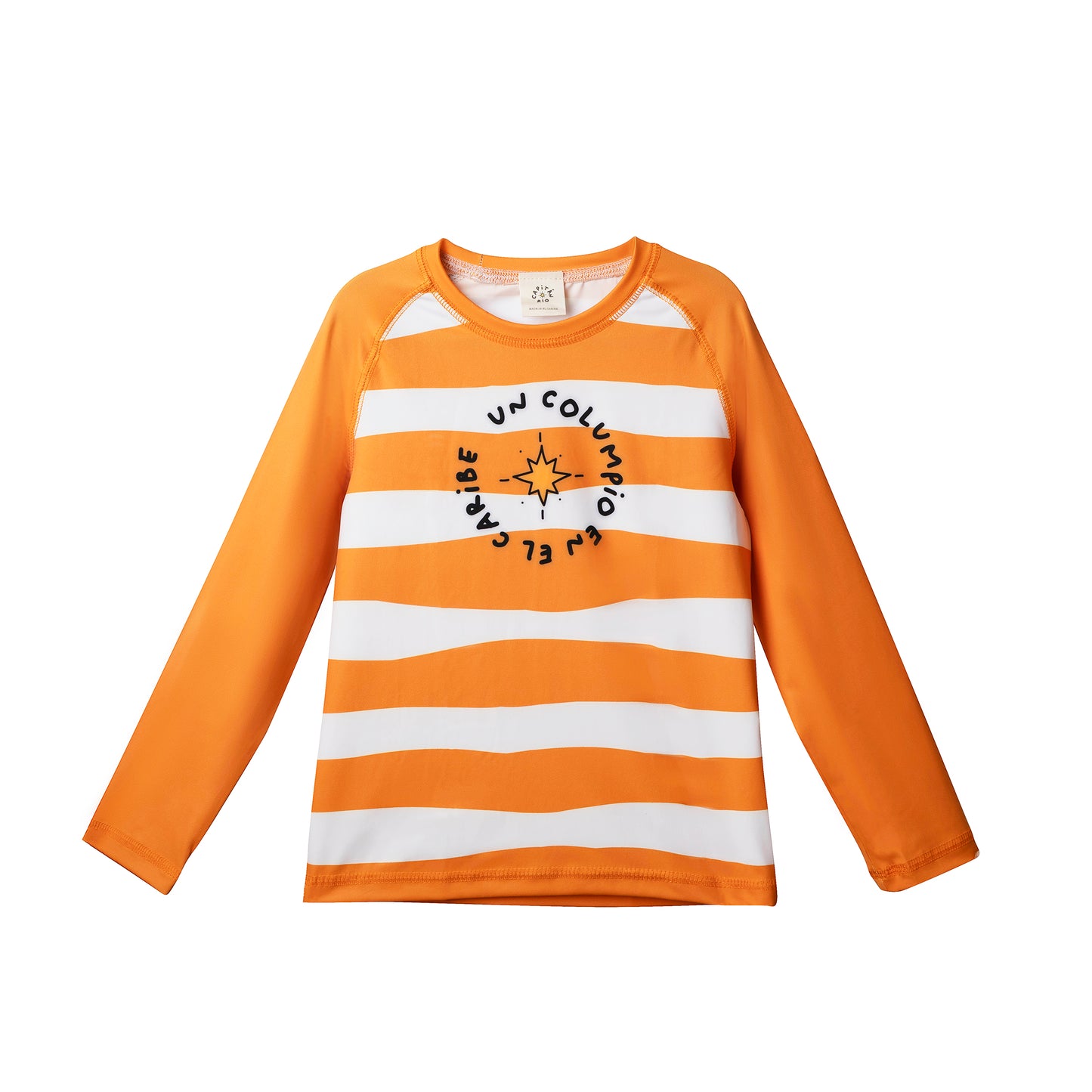 JERSEY DE PLAYA RAYAS MOSTAZA