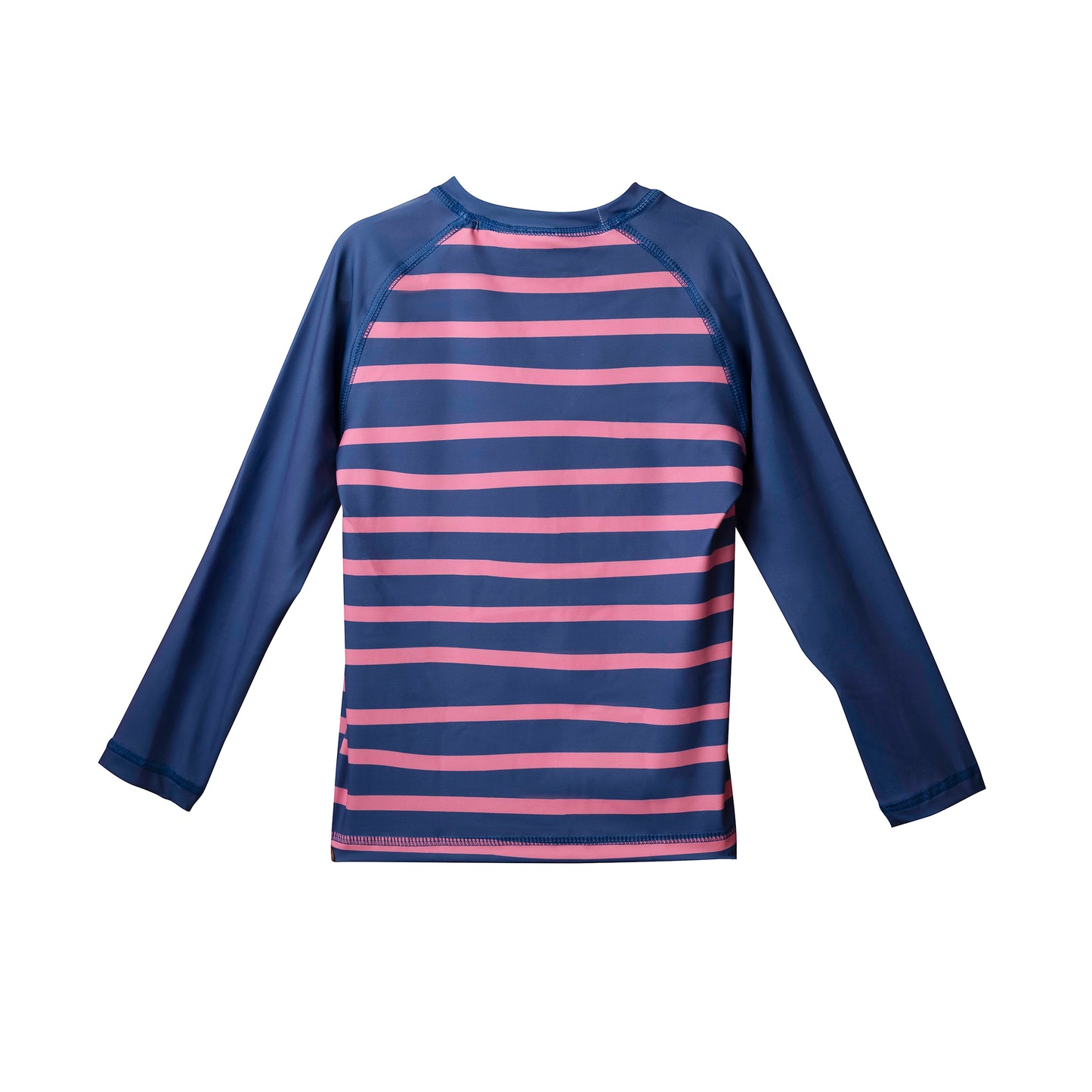 JERSEY DE PLAYA AZUL RAYAS ROSA