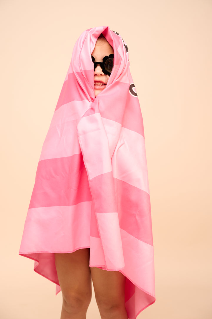 TOALLA UN COLUMPIO ROSA