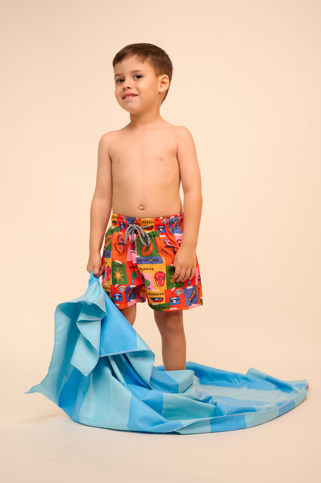 TOALLA UN COLUMPIO AZUL