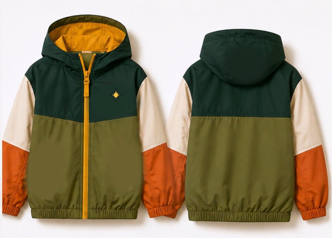 CHAQUETA IMPERMEABLE SELVA NARANJA