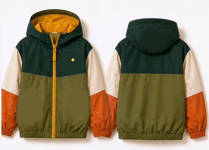 CHAQUETA IMPERMEABLE SELVA NARANJA