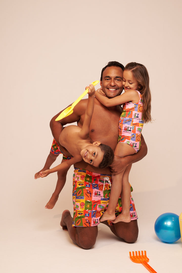 SHORT DE PLAYA ADULTO VOLVER A JUGAR