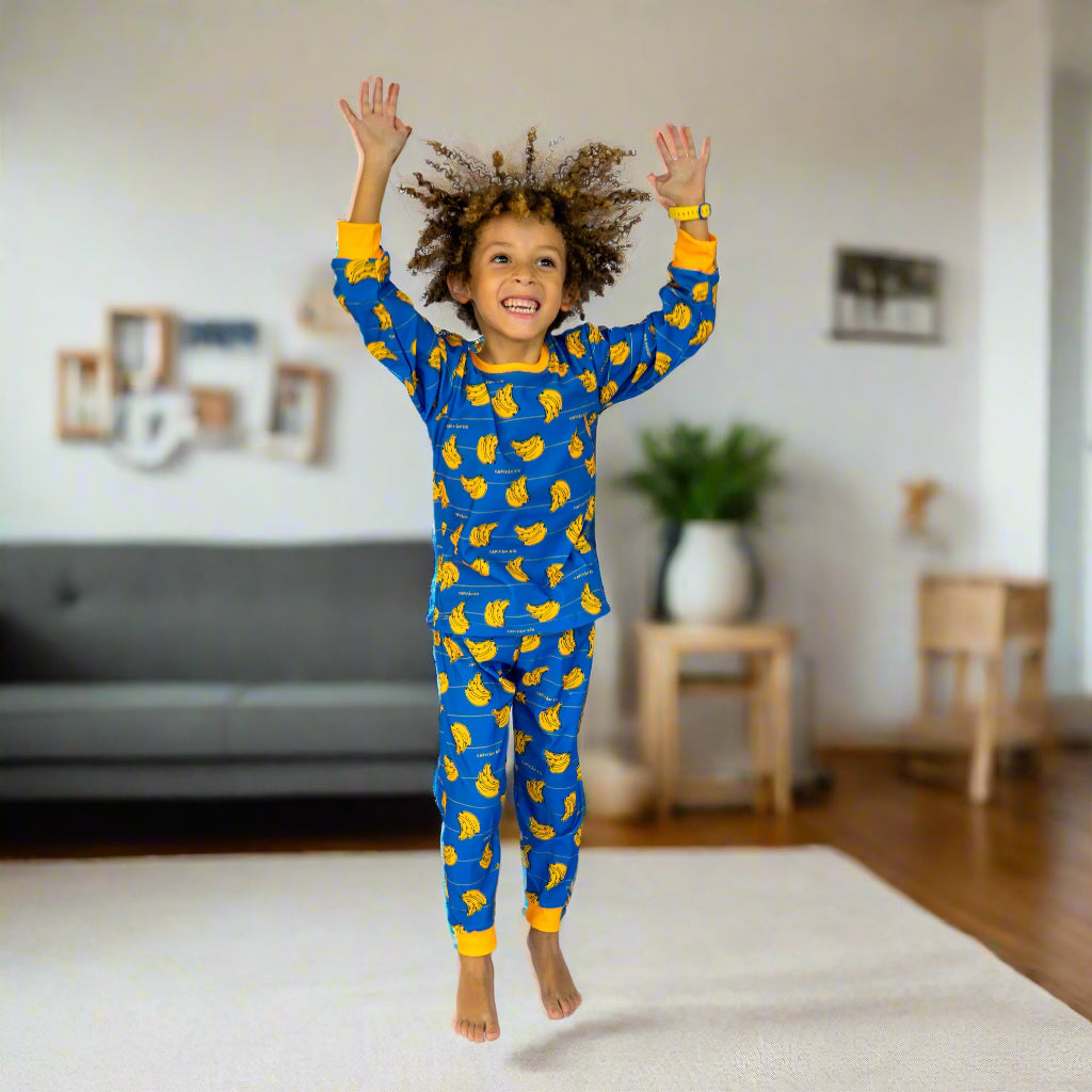 SET PIJAMA CAMBUR PINTON AMARILLO