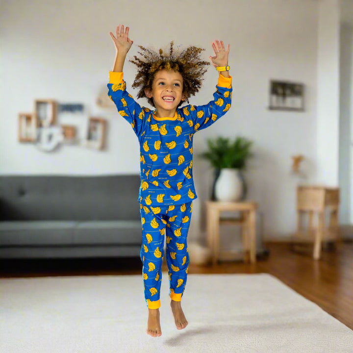 SET PIJAMA CAMBUR PINTON AMARILLO