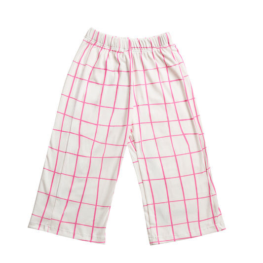 PANTALON CUADROS ROSA